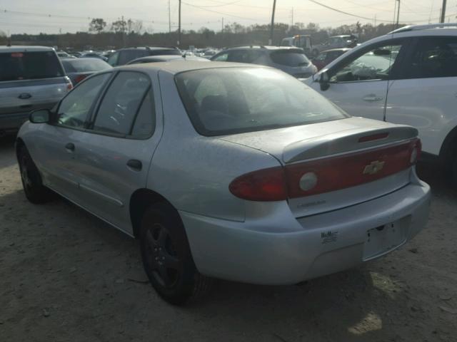 1G1JC52F447184634 - 2004 CHEVROLET CAVALIER SILVER photo 3