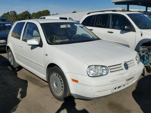 9BWBK61J924000321 - 2002 VOLKSWAGEN GOLF GL WHITE photo 1