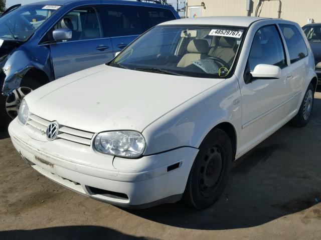 9BWBK61J924000321 - 2002 VOLKSWAGEN GOLF GL WHITE photo 2