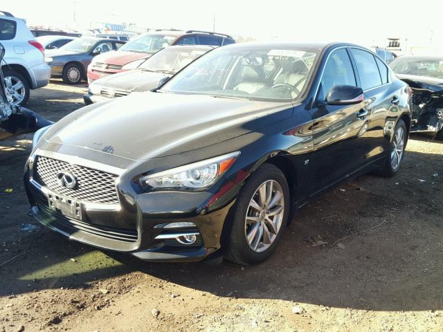 JN1BV7AR5FM395622 - 2015 INFINITI Q50 BASE BLACK photo 2