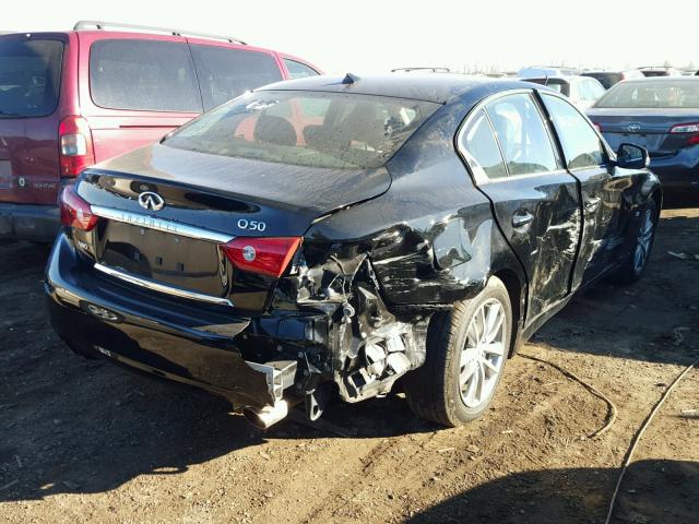 JN1BV7AR5FM395622 - 2015 INFINITI Q50 BASE Negro foto 4