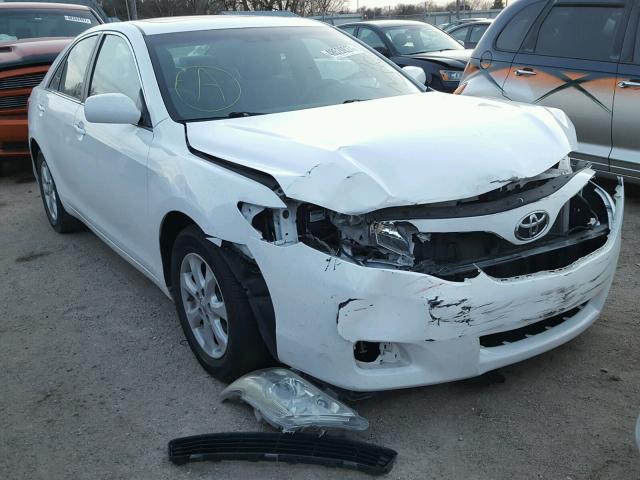 4T4BF3EK3BR097257 - 2011 TOYOTA CAMRY BASE WHITE photo 1