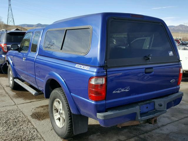 1FTZR15E45PA55265 - 2005 FORD RANGER SUP BLUE photo 3