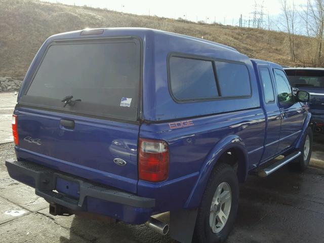 1FTZR15E45PA55265 - 2005 FORD RANGER SUP BLUE photo 4