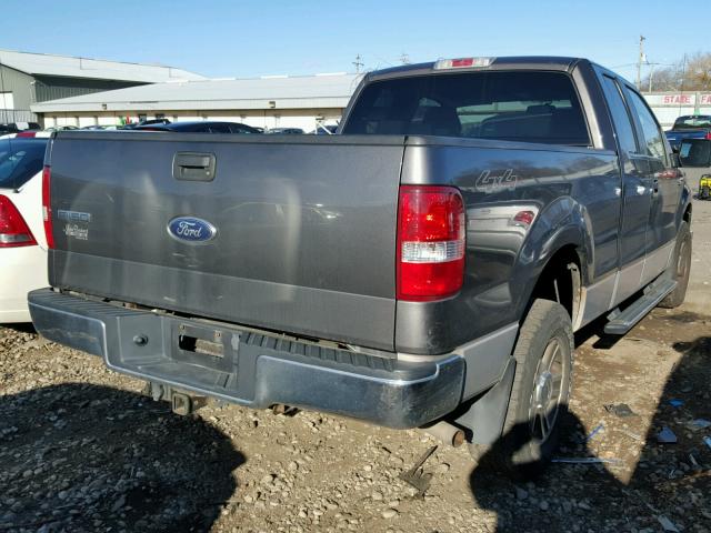 1FTPX14V67KC78650 - 2007 FORD F150 GRAY photo 4