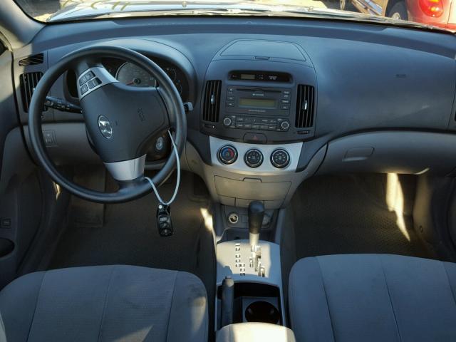 KMHDU46DX7U065444 - 2007 HYUNDAI ELANTRA GL BLUE photo 9