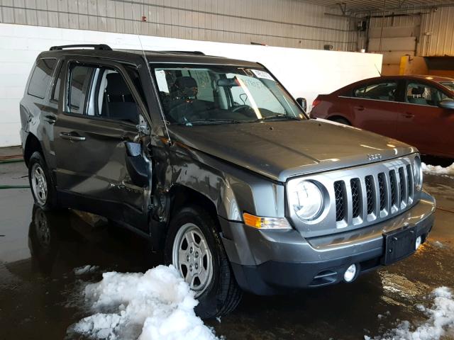 1C4NJRBB5CD591946 - 2012 JEEP PATRIOT SP GRAY photo 1