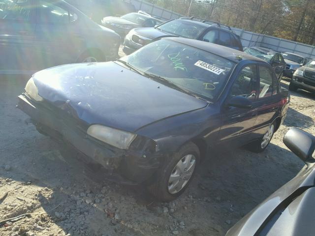 1Y1SK5266VZ457167 - 1997 GEO PRIZM BASE BLUE photo 2