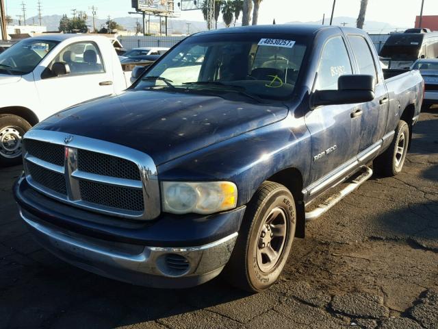 1D7HA18Z92S674234 - 2002 DODGE RAM 1500 BLUE photo 2