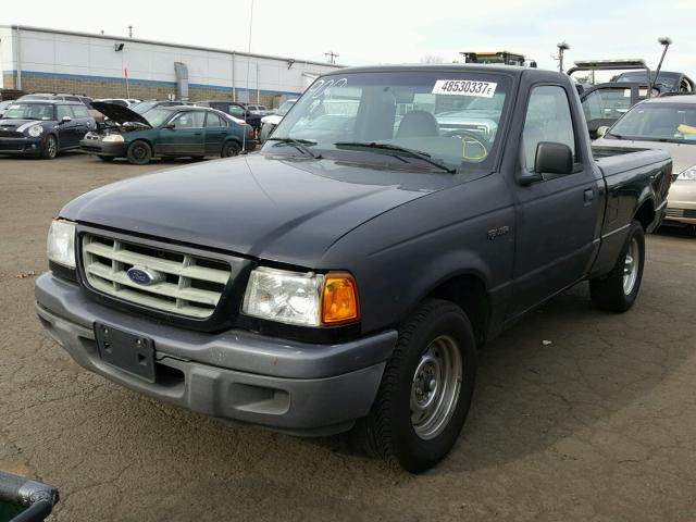 1FTYR10D13TA38731 - 2003 FORD RANGER BLACK photo 2