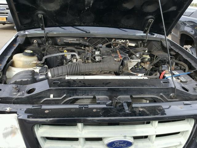 1FTYR10D13TA38731 - 2003 FORD RANGER BLACK photo 7