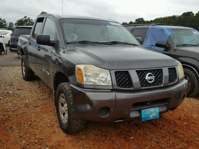 1N6BA07A86N551595 - 2006 NISSAN TITAN XE GRAY photo 1