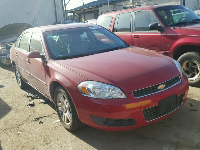 2G1WC583789270642 - 2008 CHEVROLET IMPALA LT RED photo 1