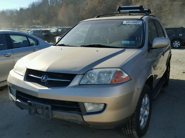 2HNYD18681H541858 - 2001 ACURA MDX TOURIN TAN photo 2