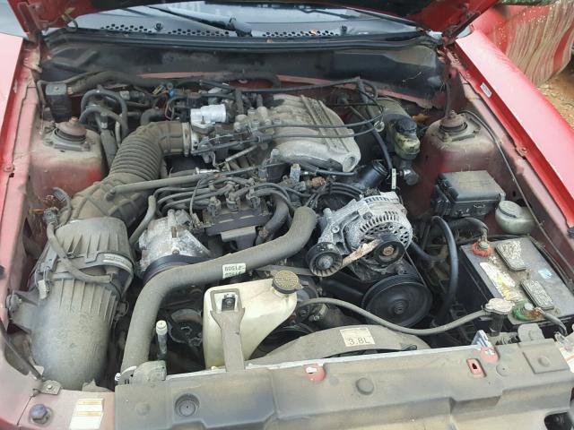 1FAFP4047WF157682 - 1998 FORD MUSTANG RED photo 7