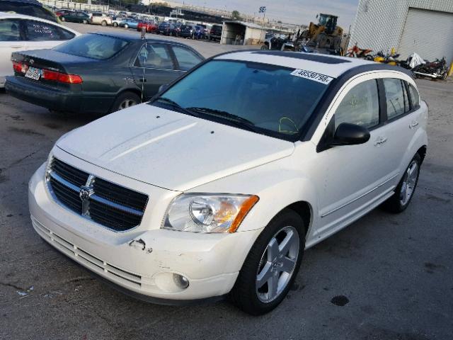 1B3HE78K37D415398 - 2007 DODGE CALIBER R/ WHITE photo 2