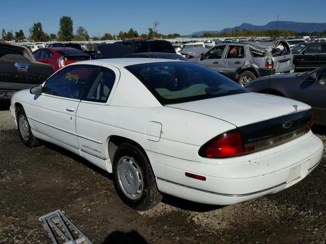 2G1WW12M6X9252830 - 1999 CHEVROLET MONTE CARL თეთრი ფოტო 3