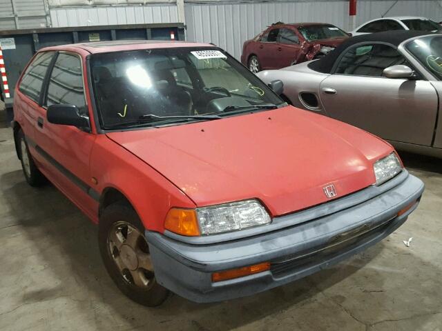 2HGED7364LH573200 - 1990 HONDA CIVIC SI RED photo 1