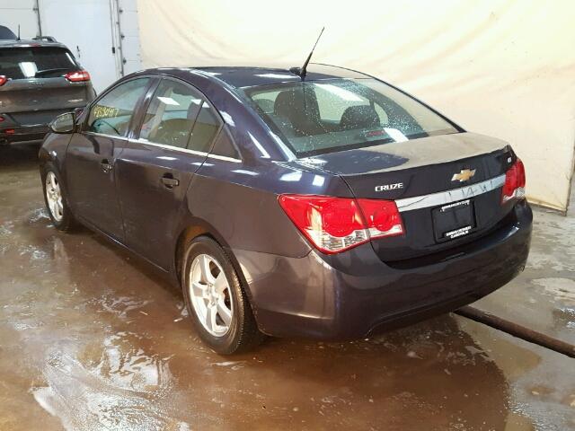 1G1PC5SB0E7255790 - 2014 CHEVROLET CRUZE LT BLUE photo 3