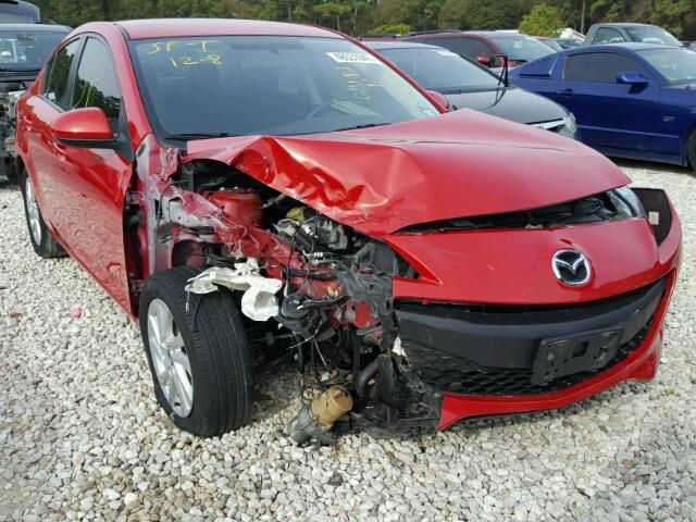 JM1BL1V71D1718023 - 2013 MAZDA 3 I RED photo 1