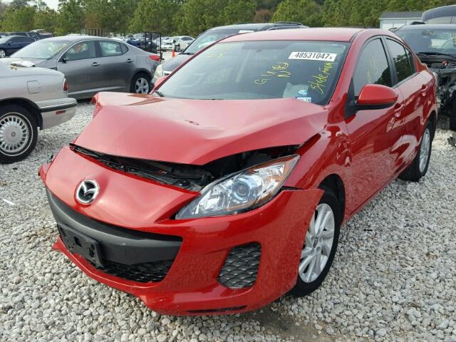 JM1BL1V71D1718023 - 2013 MAZDA 3 I RED photo 2