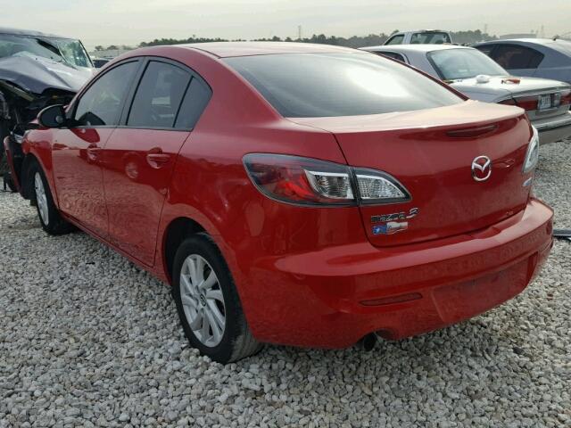 JM1BL1V71D1718023 - 2013 MAZDA 3 I RED photo 3