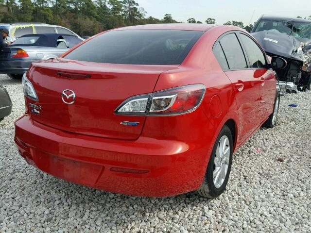 JM1BL1V71D1718023 - 2013 MAZDA 3 I RED photo 4