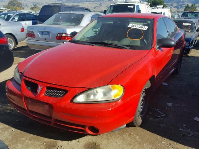 1G2NF52F74M521545 - 2004 PONTIAC GRAND AM S 红色 照片 2