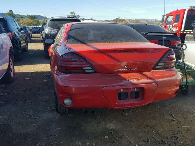 1G2NF52F74M521545 - 2004 PONTIAC GRAND AM S 红色 照片 3