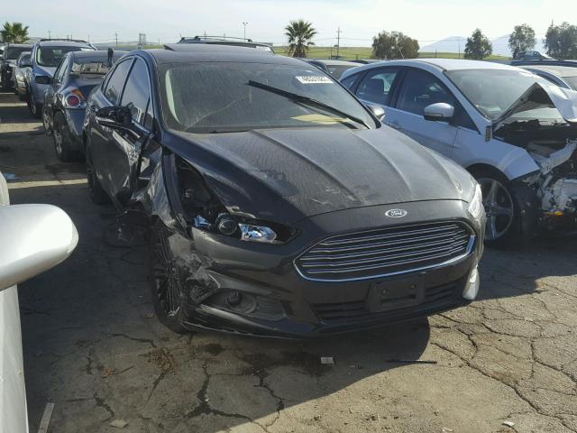 3FA6P0HD9ER158007 - 2014 FORD FUSION SE BLACK photo 1