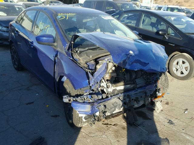 1FAHP3F28CL333774 - 2012 FORD FOCUS SE BLUE photo 1