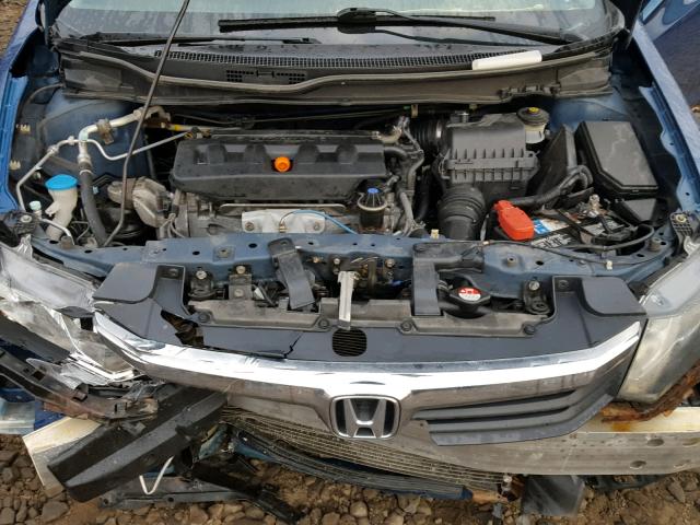 2HGFB2F88CH501085 - 2012 HONDA CIVIC EX 蓝色 照片 7