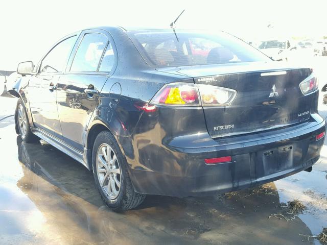 JA32U2FU4AU002491 - 2010 MITSUBISHI LANCER ES/ BLACK photo 3