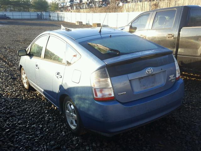 JTDKB20U353060426 - 2005 TOYOTA PRIUS BLUE photo 3