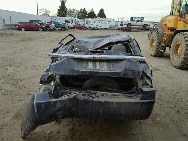 1G1ZS57F67F275834 - 2007 CHEVROLET MALIBU LS შავი ფოტო 10