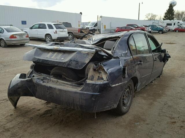 1G1ZS57F67F275834 - 2007 CHEVROLET MALIBU LS შავი ფოტო 4