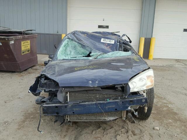 1G1ZS57F67F275834 - 2007 CHEVROLET MALIBU LS შავი ფოტო 9