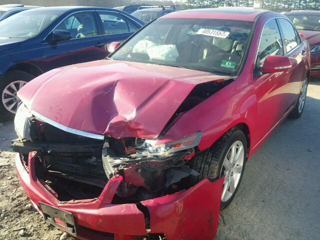 JH4CL96935C019239 - 2005 ACURA TSX RED photo 2