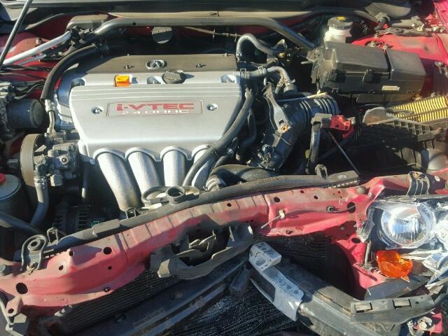 JH4CL96935C019239 - 2005 ACURA TSX RED photo 7