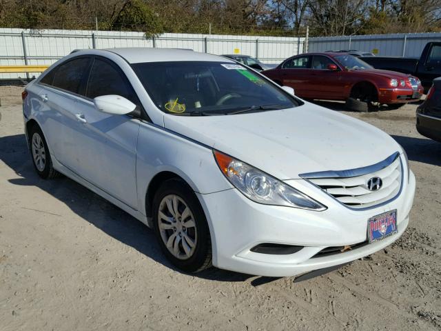 5NPEB4AC6BH020288 - 2011 HYUNDAI SONATA GLS WHITE photo 1