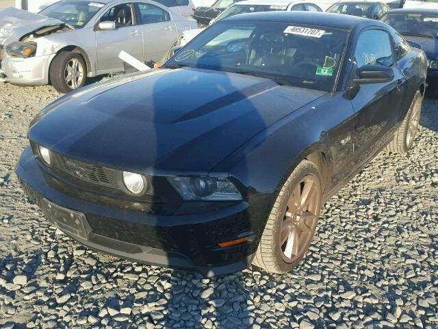 1ZVBP8CF8B5140383 - 2011 FORD MUSTANG GT BLACK photo 2