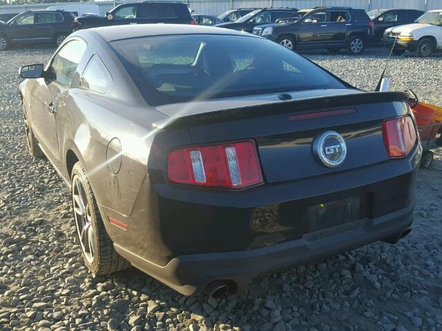 1ZVBP8CF8B5140383 - 2011 FORD MUSTANG GT BLACK photo 3