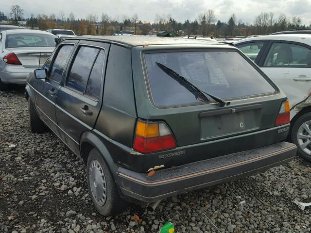 1VWFA0173FV082091 - 1985 VOLKSWAGEN GOLF CUSTO GREEN photo 3