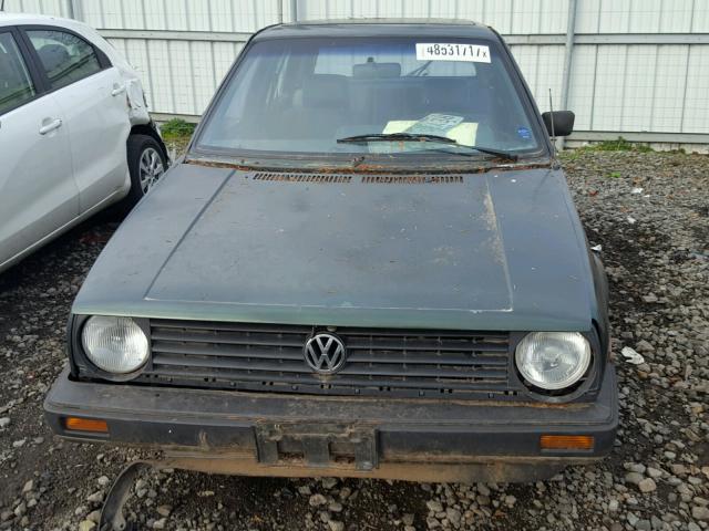 1VWFA0173FV082091 - 1985 VOLKSWAGEN GOLF CUSTO GREEN photo 9