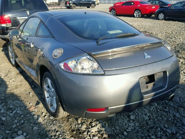 4A3AK24F86E021034 - 2006 MITSUBISHI ECLIPSE GS GRAY photo 3