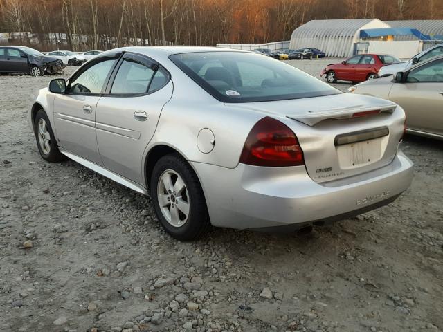 2G2WS522551161038 - 2005 PONTIAC GRAND PRIX SILVER photo 3