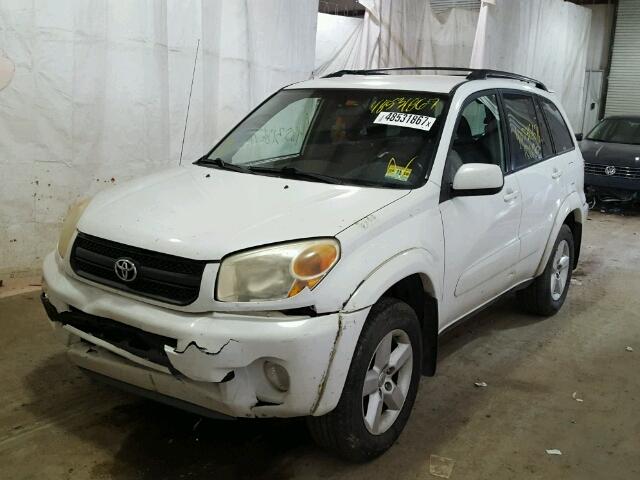 JTEHD20V950041924 - 2005 TOYOTA RAV4 WHITE photo 2