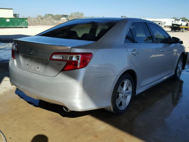 4T1BF1FK4CU080482 - 2012 TOYOTA CAMRY BASE SILVER photo 4