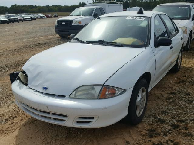 1G1JC524217384096 - 2001 CHEVROLET CAVALIER B WHITE photo 2