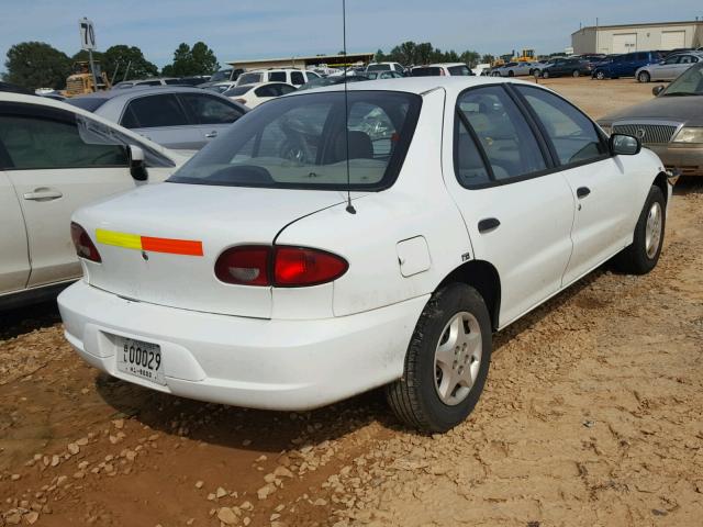 1G1JC524217384096 - 2001 CHEVROLET CAVALIER B WHITE photo 4